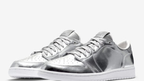 Air Jordan 1 Low Pinnacle Metallic Silver