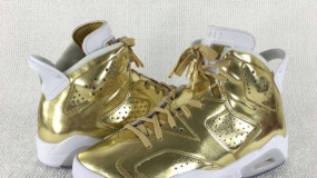 Air Jordan 6 Pinnacle Metallic Gold release