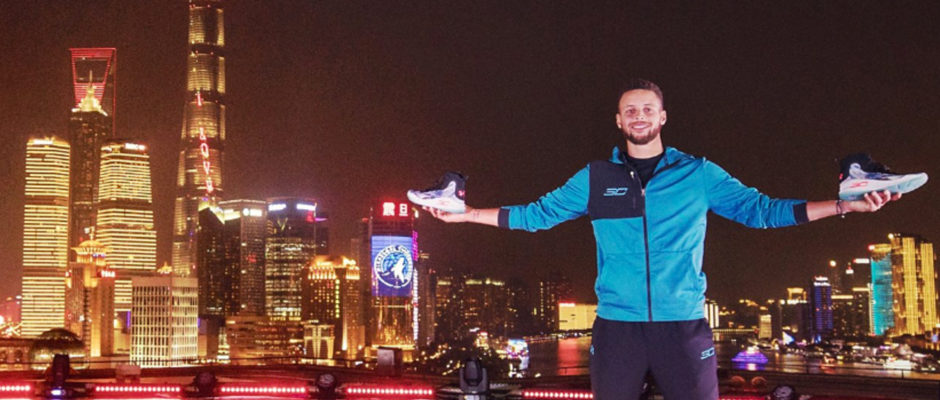 Curry 4-Stephen Curry in Shanghai